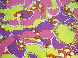 Jacquard cloque pink jacquard fabric with a raised floral pattern known as cloque, or a fabric with a jacquard weave featuring a puckered or blistered effect. Psychedelic Knit Fabric 1970 Slarge Scale Etsy Vintage Fabric Retro Prints Fabric