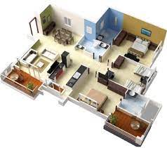 Pada umumnya, rumah 1 lantai yang menerapkan 3 kamar tidur, memanfaatkan sedikit area saja, sedangkan rumah berlantai 2 lebih leluasa dalam menentukan luas area yang dijadikan kamar. 5 Contoh Rumah Minimalis 1 Lantai 3 Kamar Tidur