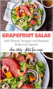 Healthy Shrimp Arugula And Grapefruit Salad Recipe Healthy Salad Recipes Yummy Salad Recipes