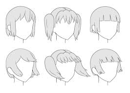 Boy hair drawing side view kumpulan soal pelajaran 5. How To Draw Anime Hair In 3 4 View Step By Step Animeoutline