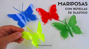 Increibles Mariposas De Colores Hechas Con Botellas De Plastico Recicladas Reciclar Botellas De Plastico Botellas Plasticas Manualidades Recicladas