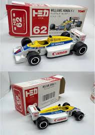 Tomy tomica 紅白盒 62 williams Honda F1 78 Lotus 101 Mclaren 120 Footwork  Japan 日本製 一級方程式 賽車 Marlboro canon camel