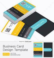 How do i open a. Business Card Design Vector Download Eps Cdr Ai File Cdrai Com