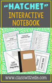 Hatchet By Gary Paulsen Interactive Notebook Novel Study This Unit Includes Vocabulary Terms Poetry Author Biog Hatchet Novel Study Book Study Hatchet Novel