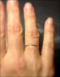 Super Ultra Thin 0 8mm 14k White Gold Band Round Plain Simple Etsy Simple Necklace Designs Simple Wedding Bands Ring Spacer