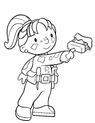 Black Bob The Builder Bob The Builder Clip Art Free Google Search Bob The Builder Coloring Pages Coloring Books