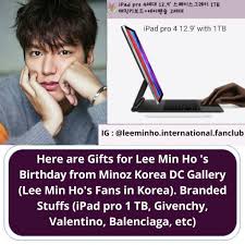 李敏鎬, born june 22, 1987) is a south korean actor, singer, and model. Here Are Gifts For Lee Min Ho International Fans Club Facebook