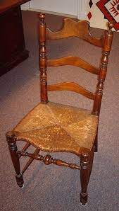 Rare pair of karpen furniture horn lounge chairs in their original upholstery with labels on both chairs still attached. Karpen Ladder Back Chair Circ 1930 Ladder Back Chairs Chair Furniture