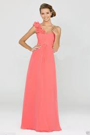 Aisha Coral Corsage One Shoulder Maxi Bridesmaid Dress Uk Belle Boutique Uk Coral Bridesmaids Dresses Bridesmaid Dresses Maxi Bridesmaid Dresses Brides