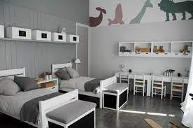 Infuse texture into your bedroom or living room with a brick accent wall. 20 Awesome Kids Rooms With Neutral Colors Minimalist Kids Room Modern Kids Room Minimalist Living Room