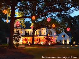 Magazines printed halloween recipes, decorating ideas and. Visit Marie S Victorian Home Decorated And Lit For Halloween Between Naps On The Porch