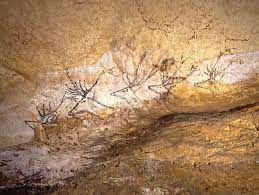 The Panel Of Swimming Reindeer At Lascaux Dates To The Magdalenian About 17 500 Winters Past It Is Truly A Wonder Of Iceag Cave Paintings Art Paleolithic Art