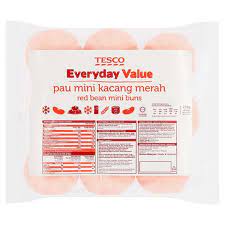 Oct 03, 2019 · 80. Tesco Everyday Value Red Bean Mini Buns 9pcs 225g Tesco Groceries