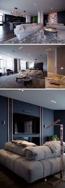 This line of unique rustic furnishings has it all, living room, dining room, bedroom and creative accents that are sure to compliment your home decor. Soft Copper Accents Are Scattered All Over This Apartment