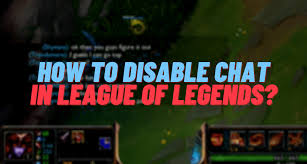 Account name (the name you use to log in to the lol client). How To Remove Chat In League Of Legends Leaguefeed