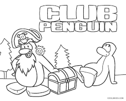 Printable coloring and activity pages are one way to keep the kids happy (or at least occupie. Free Printable Club Penguin Coloring Pages For Kids