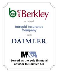 Swiss re <srenh.s> and carmaker daimler <daign.de> announced a joint automotive and mobility insurance venture on monday, seeking to tap into a wealth of new data generated by highly automated. W R Berkley Returns To M A With 15 5m Shell Deal Merger Acquisition Services