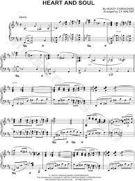 Print and download bohemian rhapsody sheet music by queen. Hoagy Carmichael Heart And Soul Sheet Music Piano Solo In D Major Download Print Sku Mn0096747