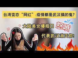 台湾 网红 疫情都是武汉搞的鬼 大陆美女爆粗口怒喷 代表武汉消灭妳 youtube playbill make it yourself