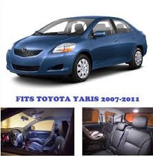 Notice do not try to replace any of the light us73504 us73506a bulbs mentioned above by yourself. Auto Accessories Headlight Bulbs Car Gifts Toyota Yaris White Interior Led Package 2007 2011 6 Pieces