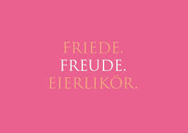 Wunderwort Postkarte Friede Freude Eierlikor Postkarten Wort Lustige Spruche