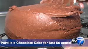 I've never actually been yes, i said chocolate cake shake! Portillo S Celebrating Birthday With Chocolate Cake Slices For 0 56 Tuesday Abc7 Chicago
