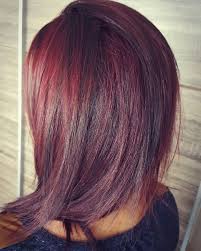 Couleur Rouge Violet Meches Noir Matrixcolor Socolor Coloration Cheveux Cheveux Cheveux Beaute