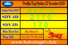 Prediksi Sydney Rabu 25 November 2020 Sdy Jitu Prediksitogel Jp