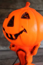 Whether you are looking for pumpkins holiday lighting that can mix and. Vintage Plastic Blow Mold Halloween Jack O Lantern Pumpkin Cat Electric Light Window Decor