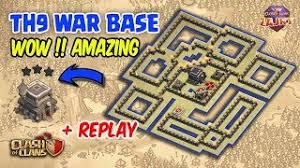 The walls makes it hard for the valkyries to make a way to the next group of buildings, making it. Wow Amazing 0 Bintang Th9 War Base Terkuat Dan Terbaik 2017 Clash Of Clans Youtube