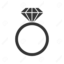Silhouette wedding couple , black and white wedding couples silhouette, couple dancing illustrations png clipart. Ring With Diamond Glyph Icon Silhouette Symbol Wedding Ring Royalty Free Cliparts Vectors And Stock Illustration Image 93837301