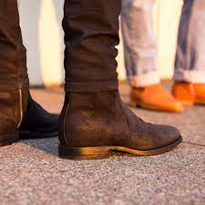 The matte black calf is back in the shop! Viberg Releases A Pair Of Their Side Zips In Italian Camelhide Acquire