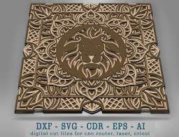 Free Free Layered Lion Mandala Svg 183 SVG PNG EPS DXF File
