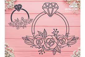Download Wedding Ring Svg Ring Svg Floral Wedding Ring Svg Floral 918055 Illustrations Design Bundles