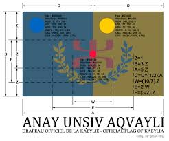 Rendu public le 10 mars 2015, il est le résultat d'une consultation menée par le mouvement pour l'autodétermination de la kabylie (mak) dans plusieurs. Drapeau Kabylie Kabyle Com