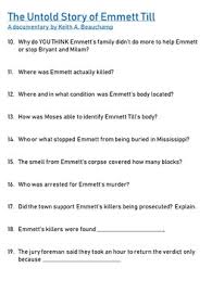 The letter p on the number line below represents the number _. The Untold Story Of Emmett Till Viewing Guide And Extended Research Activity