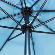 Here you may to know how to repair patio umbrella crank. 8rids Push Button Tilt Sky Blue Tourke 9 Ft Patio Umbrella Outdoor Table Umbrella Crank Umbrellas Umbrellas Shade Guardebem Com
