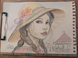 Not sure how to finish the face Could i have some advice please group Or  should i do a background