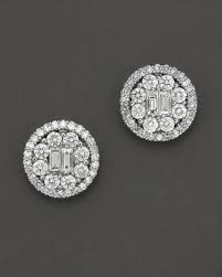 Diamond Cluster Double Halo Stud Earrings In 14k Rose And White Gold 85 Ct T W Bloomin Clean Gold Jewelry Round Diamond Earrings Black Hills Gold Jewelry
