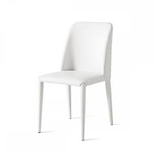 Sedia da gioco in pelle bianca. Sedia In Pelle Bianca Vienna Arredasi
