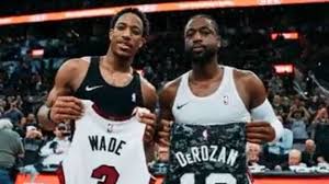 The duo has both experience and jaw. Derozan Honored To Exchange Jerseys With Miami S Dwyane Wade Woai