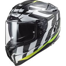 ls2 ff327 challenger carbon flames helmet white motorcycle helmet design helmet dark visor