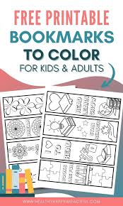 Download and print these free for adults bookmarks coloring pages for free. 8 Fun Free Printable Bookmarks To Color For Kids Adults