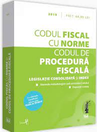 Ediție adnotată cu normele metodologice aprobate prin h.g. Codul Fiscal Cu Norme Si Codul De Procedura Fiscala Editie Tiparita Pe Hartie Alba 2019 45 44 Lei Librariaonline Ro