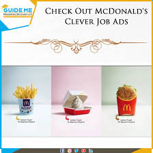 Check Out Mcdonald S Clever Job Ads In 2020 Job Ads Facebook Sign Up Job