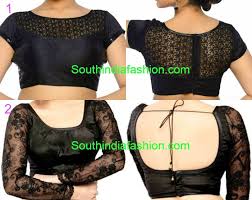 Black Boat Neck Net Tops Readymade Black Sari Blouses Saree Jacket Designs Saree Blouse Neck Designs Saree Blouse Designs