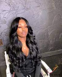 Jesvia Hair Brazilian Hair Body Wave 3 Bundles With 1 Lace Closure Hair Waves Body Wave Hair Loose Hairstyles