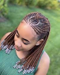 Usually, one or two cornrows are running on each side of the head from back to front. 43 Most Beautiful Cornrow Braids That Turn Heads Page 4 Of 4 Stayglam African Hair Braiding Styles Braided Hairstyles Cornrows Braids