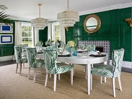 House Tour Fresh And Inviting With Lynn Morgan Design Design Chic Luxury Dining Room Green Dining Room Transitional Dining Room