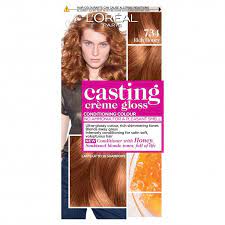 We love the options in the loreal hair color range. L Oreal Casting Creme Gloss 734 Rich Honey Blonde Semi Permanent Hair Dye Inci Beauty